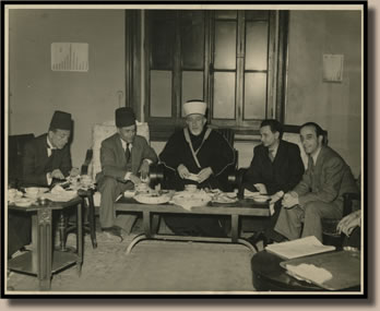 1945 - At the Maghreb Bureau in Cairo